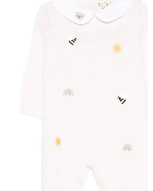 NANAN 刺繍入り襟付きロンパース - サムネイル3
