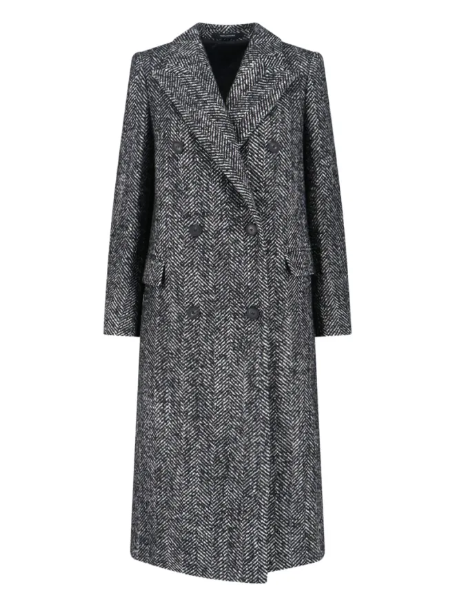 Tagliatore Tagliatore Jole ダブルブレストコート ブラックの商品画像