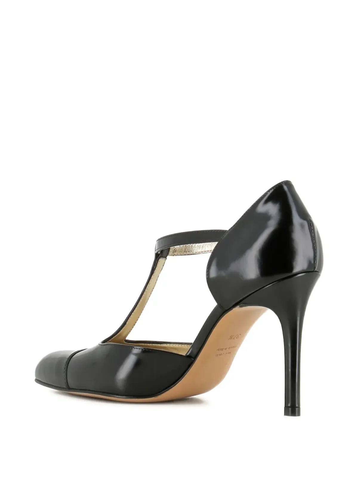 Antonio Barbato Maestri Veneziani T-strap heeled pumps - Black - 画像4