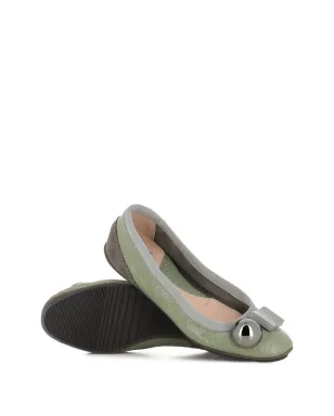 Dove Nuotano Gli Squali Becky appliqué ballet flats - Green - サムネイル4