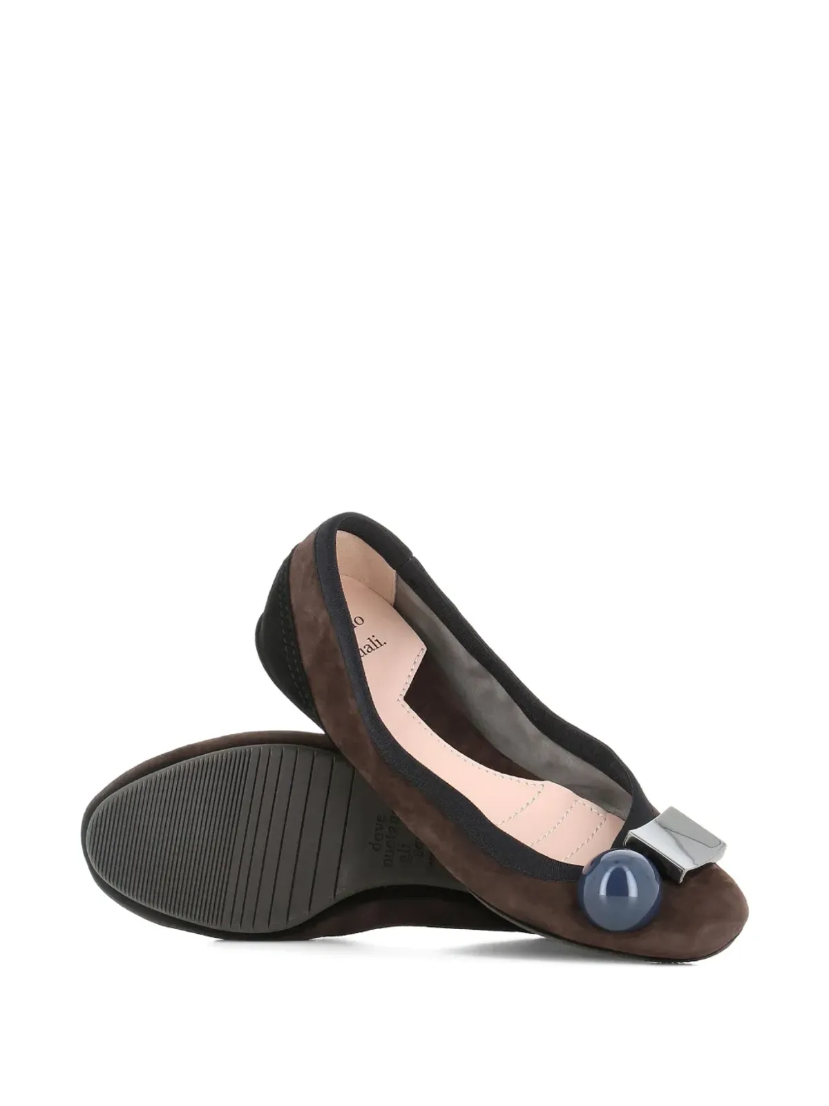 Dove Nuotano Gli Squali Beckyエンブリッシュメント バレエフラット - 画像3