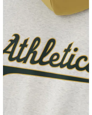 FEAR OF GOD ESSENTIALS x MLB Athletics ロゴ フーディー - グレー - サムネイル4