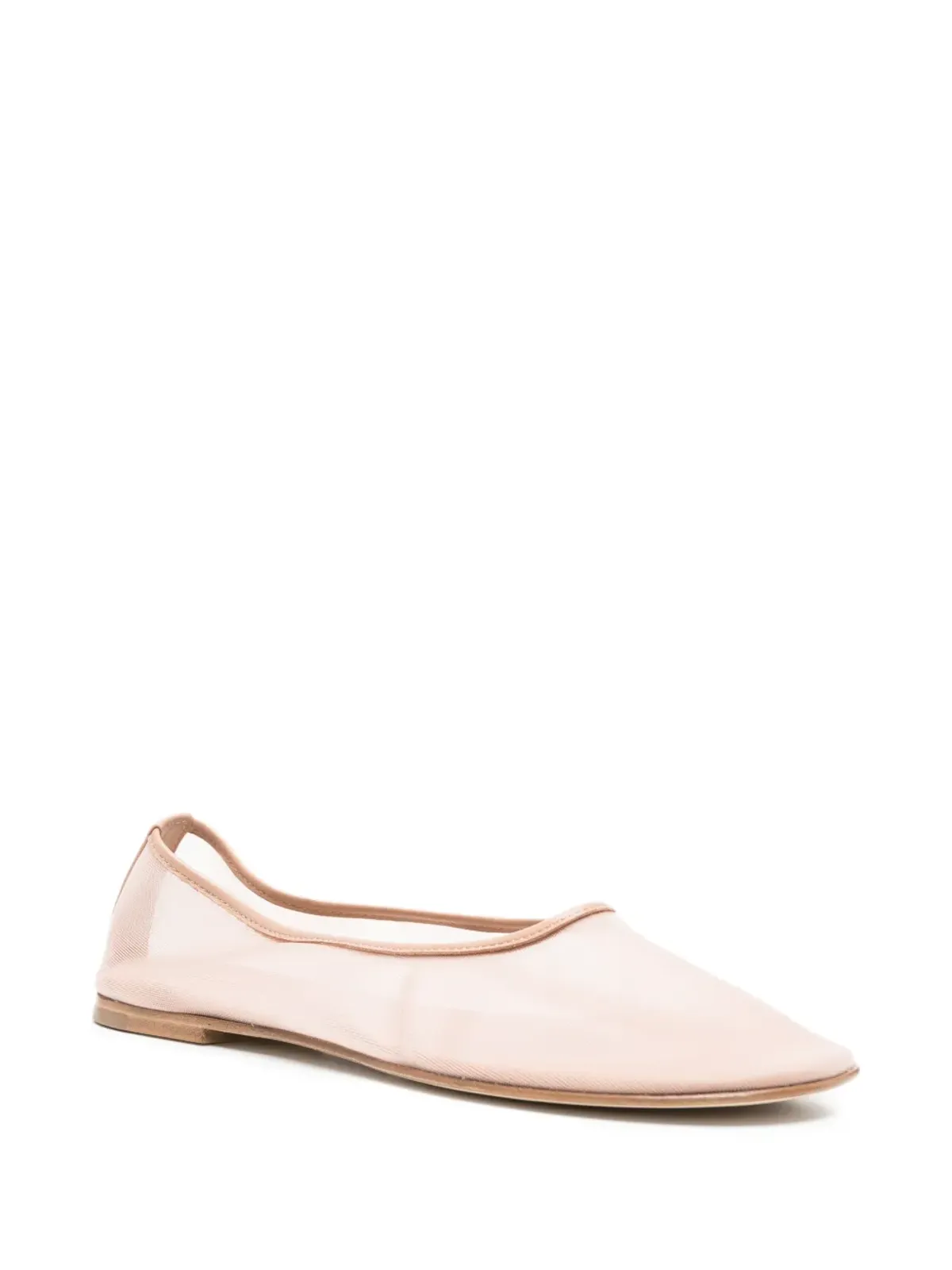 Dear Frances round-neck ballet flat - Neutrals - 画像2