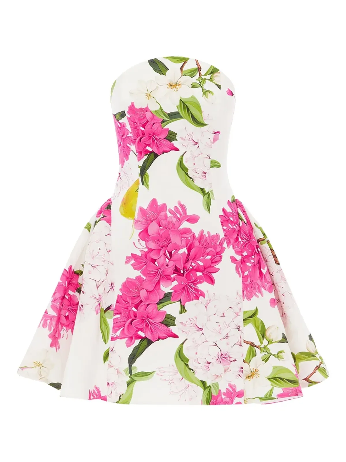 Leo Lin Reese floral-print mini dress - White - 画像1