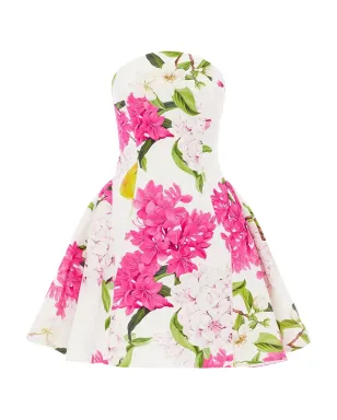 Leo Lin Reese floral-print mini dress - White - サムネイル1