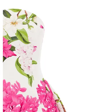 Leo Lin Reese floral-print mini dress - White - サムネイル2