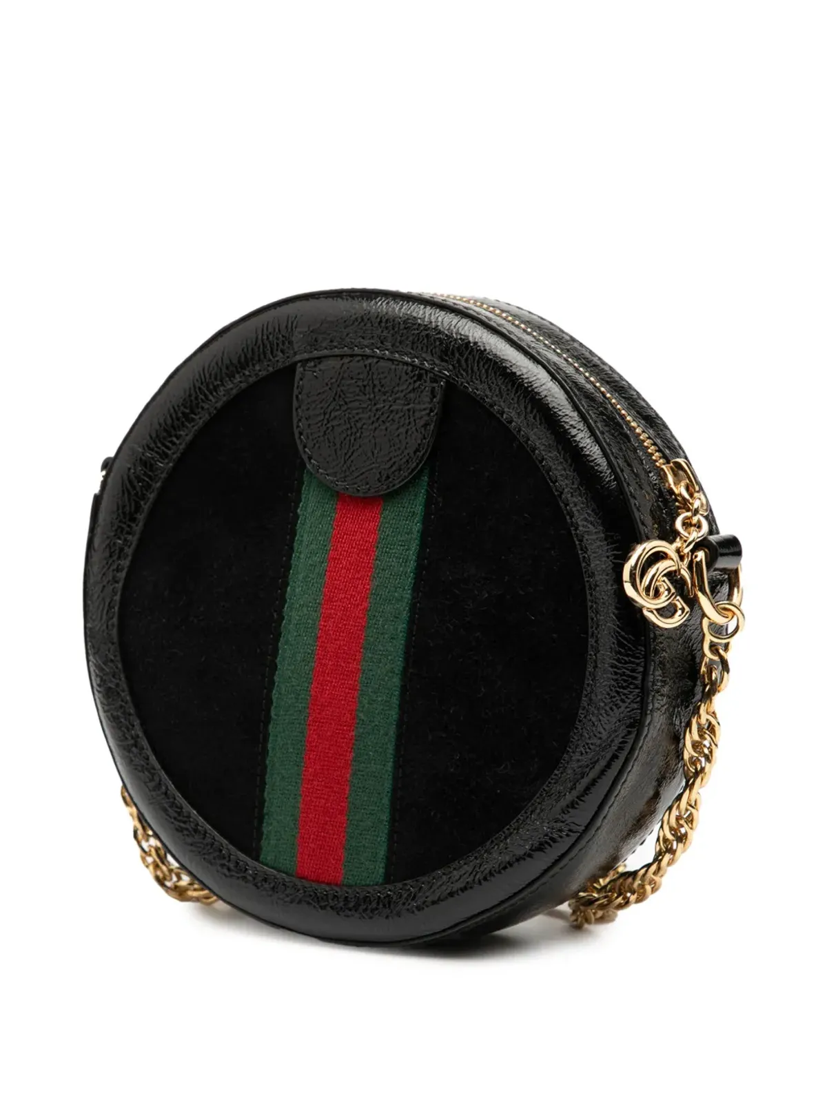 Gucci ビンテージ 2016-2025 ミニスエード オフィディア ラウンド クロスボディ バッグ - 画像3