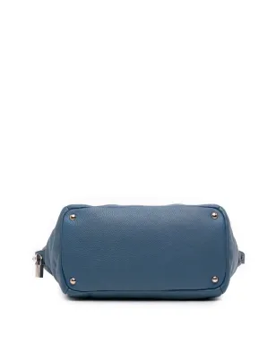 Prada Pre-Owned ビンテージ ヴィテロ ダイノ ダブルハンドル・サッチェル ブルー - サムネイル4