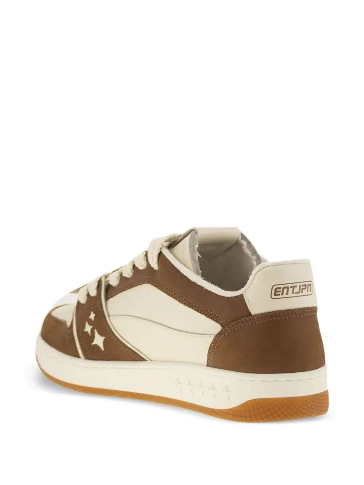 Enterprise Japan logo-patch sneakers - Brown - 画像5