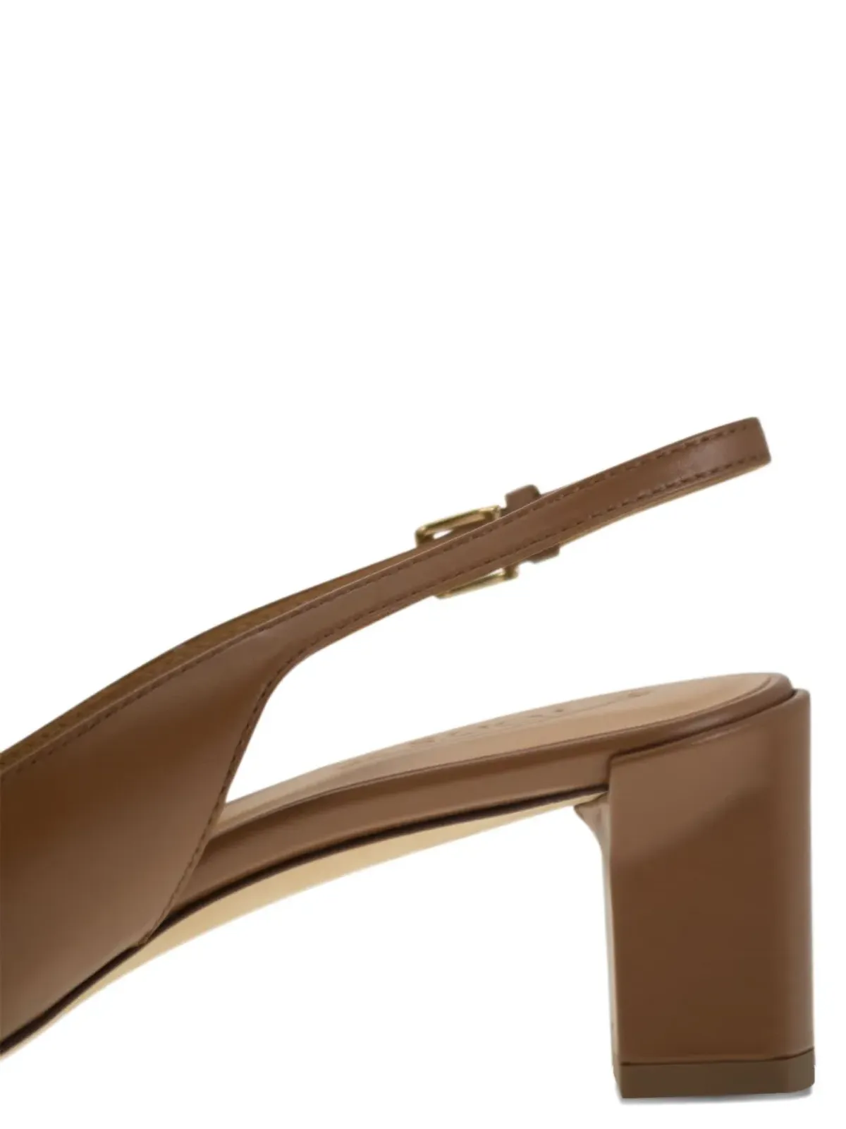 Tod's ブロックヒール レザーパンプス - 画像4