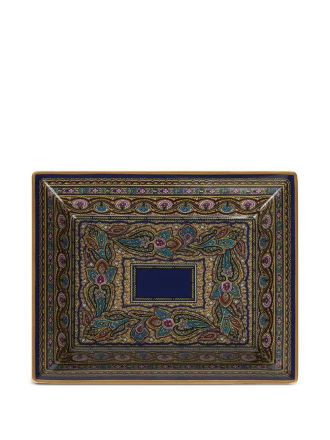 ETRO HOME ETRO HOME ペイズリーパターン磁器トレイの商品画像