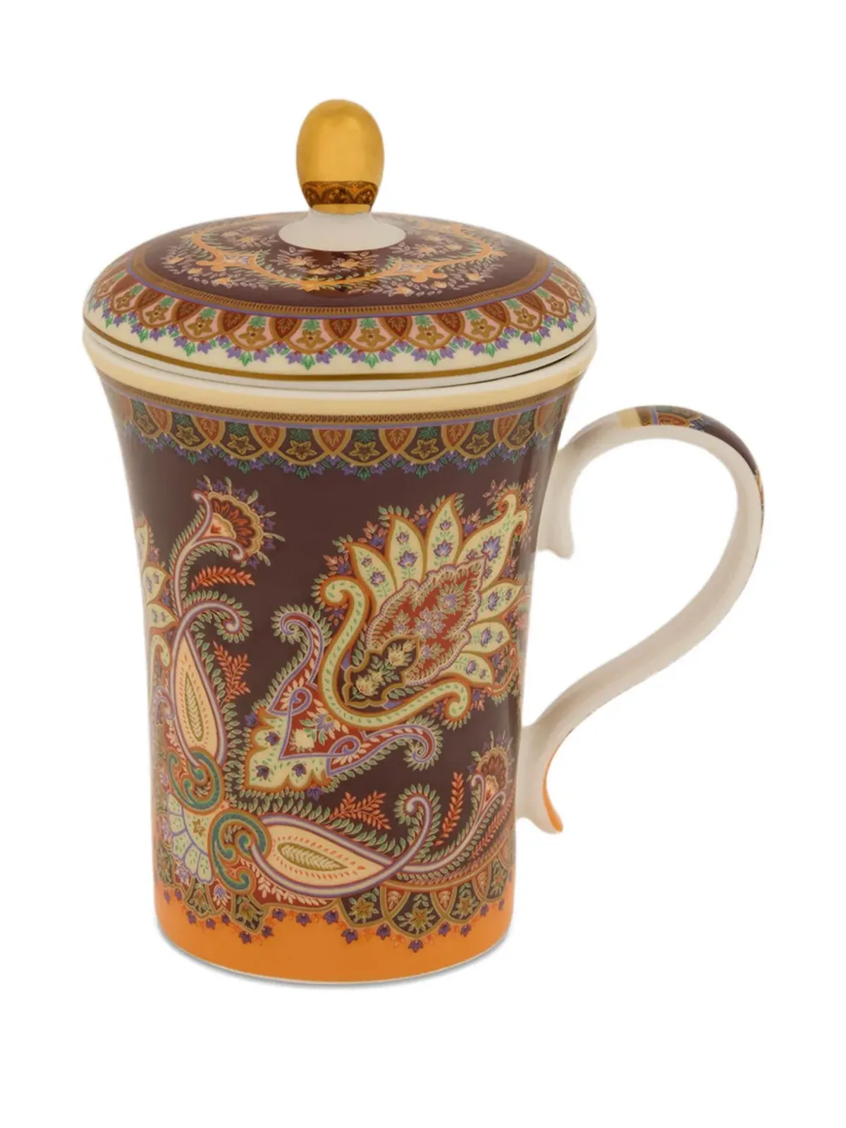 ETRO HOME ポーセリンマグカップ（ブラウン） - 画像1