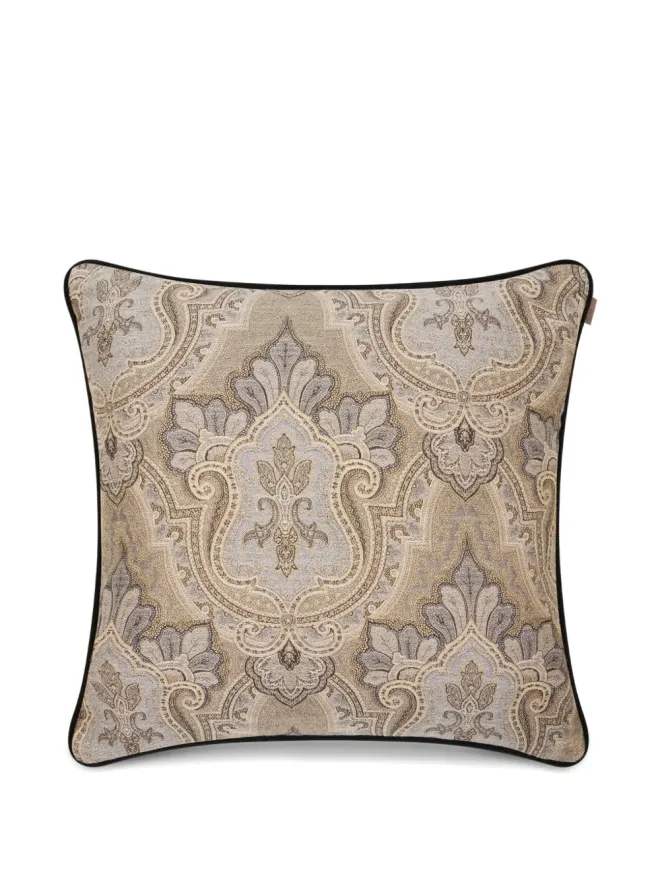 ETRO HOME ETRO HOME ジャカード織りスクエアクッション - ベージュの商品画像
