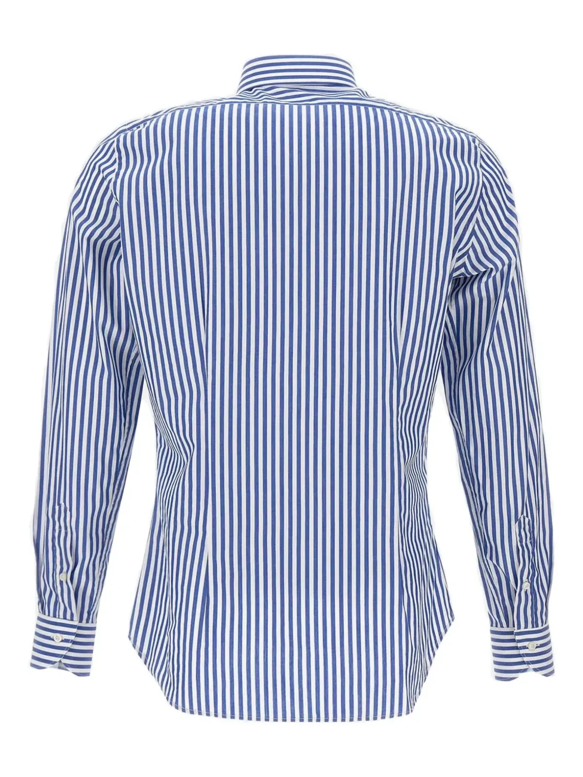 Marchesani ストライプ ボタンシャツ ブルー - 画像2