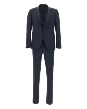 Carlo Pignatelli 三ピース ショールカラー シングルブレスト スーツ - サムネイル1
