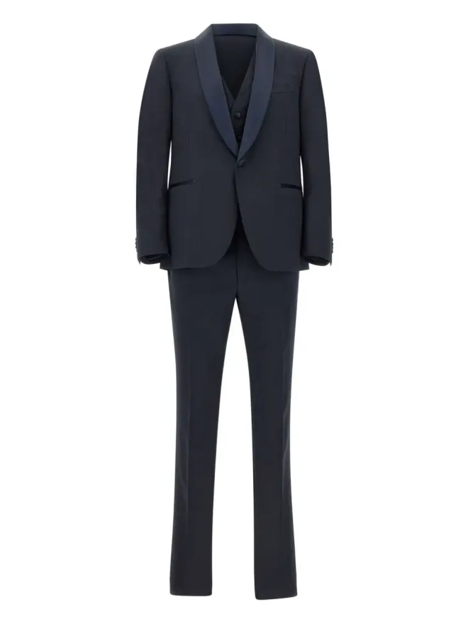 Marchesani Marchesani シングルブレスト三点式スーツ - ブルーの商品画像
