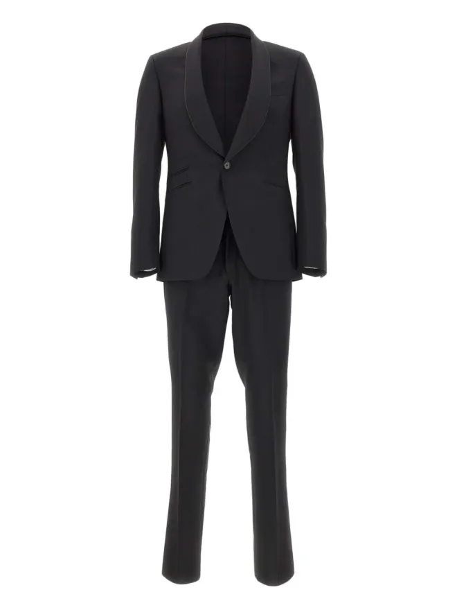 Carlo Pignatelli Carlo Pignatelli ボタン留めスーツ（ブラック）の商品画像