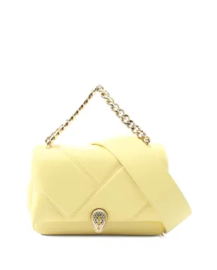 BVLGARI ビンテージ 2010年代 Serpenti Cabochon チェーンレザー トートバッグ - イエロー - サムネイル1