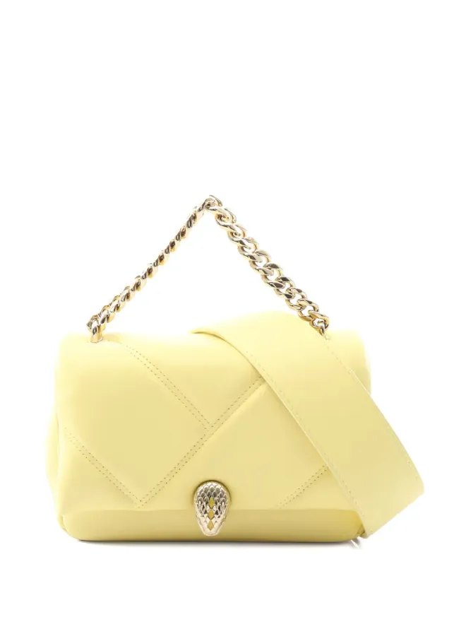 Bvlgari Pre-Owned BVLGARI ビンテージ 2010年代 Serpenti Cabochon チェーンレザー トートバッグ - イエローの商品画像