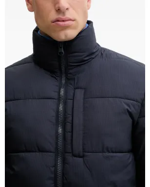 Benetton パッド入りジップファスナー付きジャケット - ブルー - サムネイル4