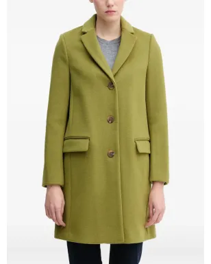 Benetton ボタンポケットコート - グリーン - サムネイル1