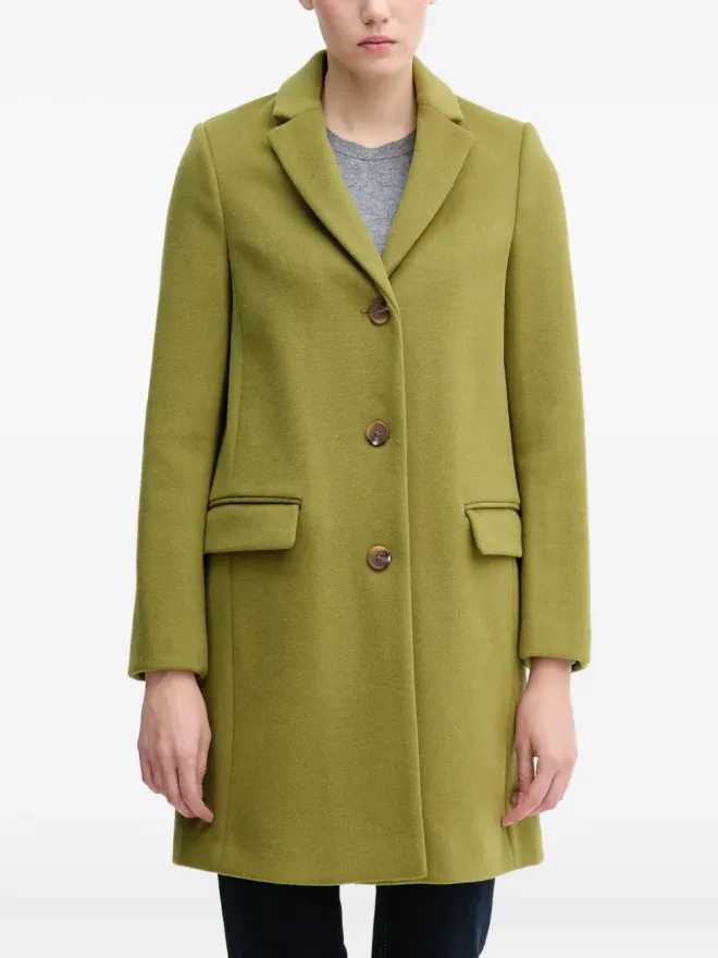 Benetton Benetton ボタンポケットコート - グリーンの商品画像