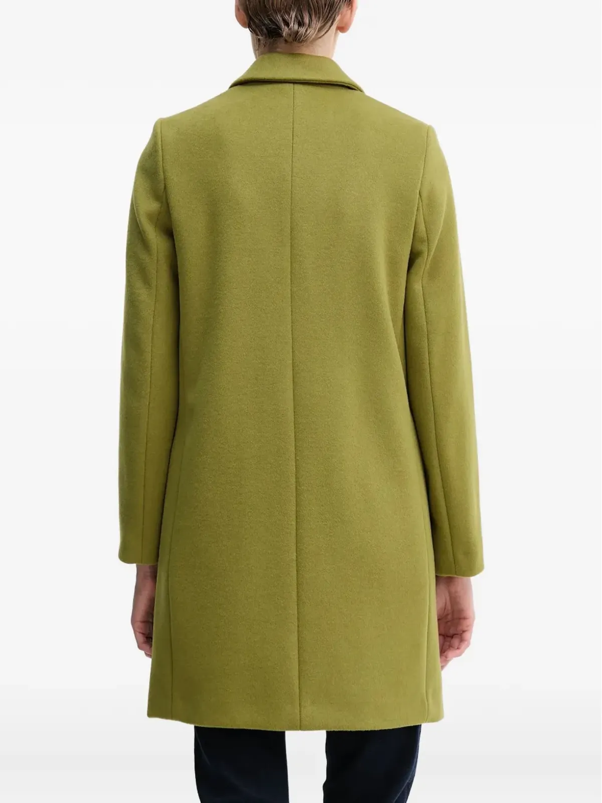 Benetton ボタンポケットコート - グリーン - 画像3