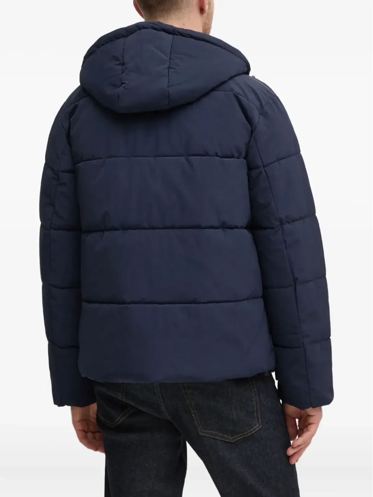 Benetton フード付きパディングジャケット - 画像3