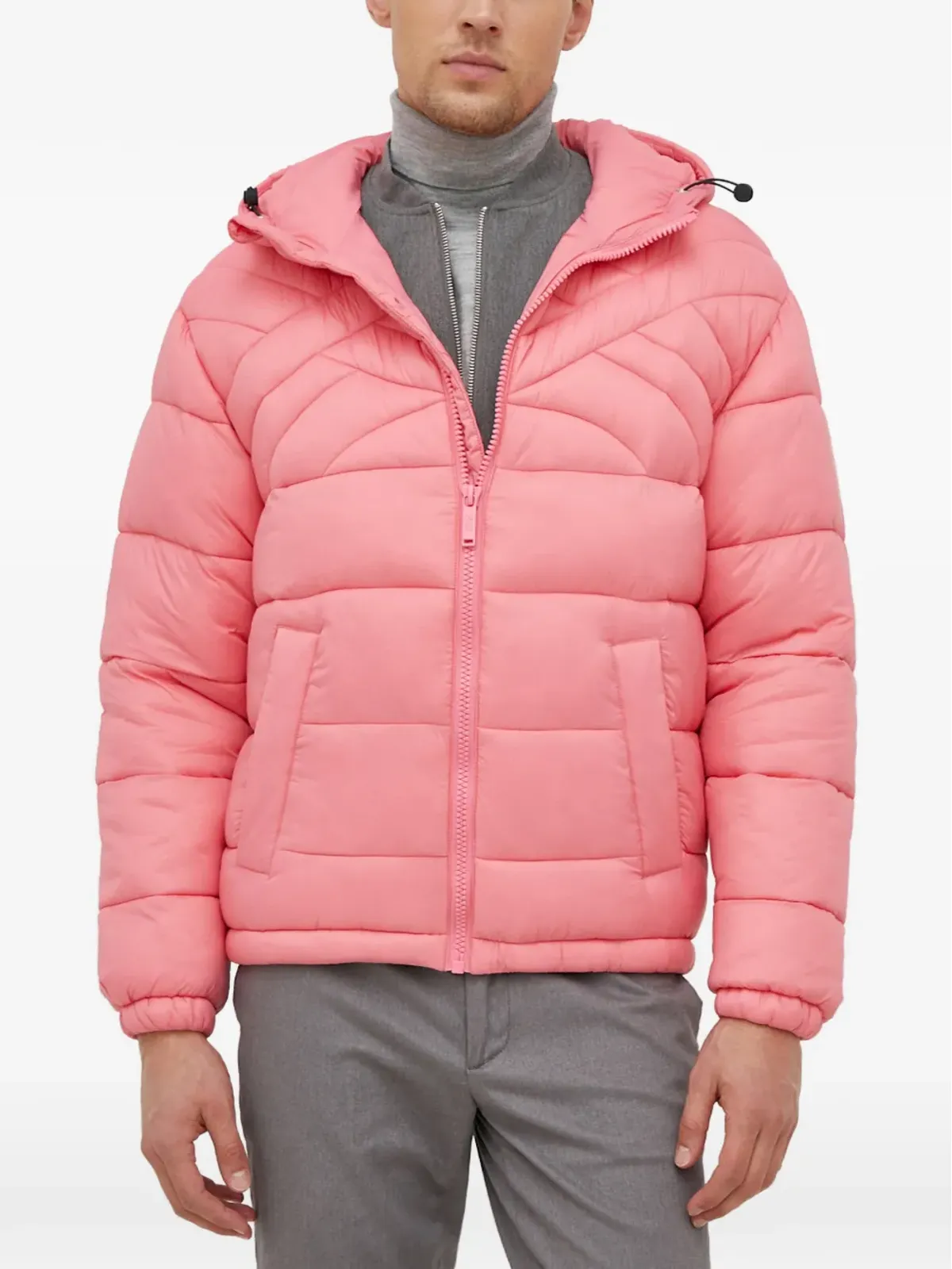 Benetton フード付きダウンジャケット - 画像1