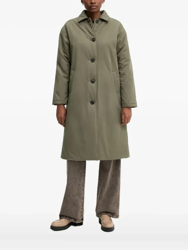 Benetton Benetton ボタン留めコート - グリーンの商品画像