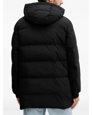 Benetton フード付きパディッドコート - サムネイル3