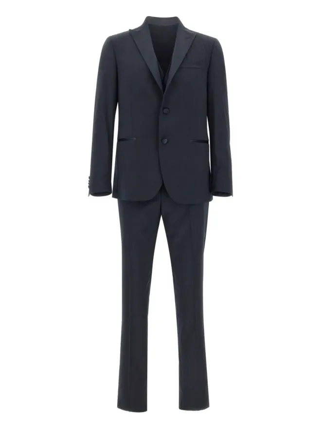 Marchesani Marchesani サテントリム3ピーススーツの商品画像