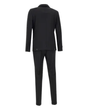 Marchesani ダブルブレストスーツ ブラック - サムネイル3