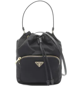 Prada Pre-Owned 20s ドローストリング・バケットバッグ - ブラック - サムネイル1