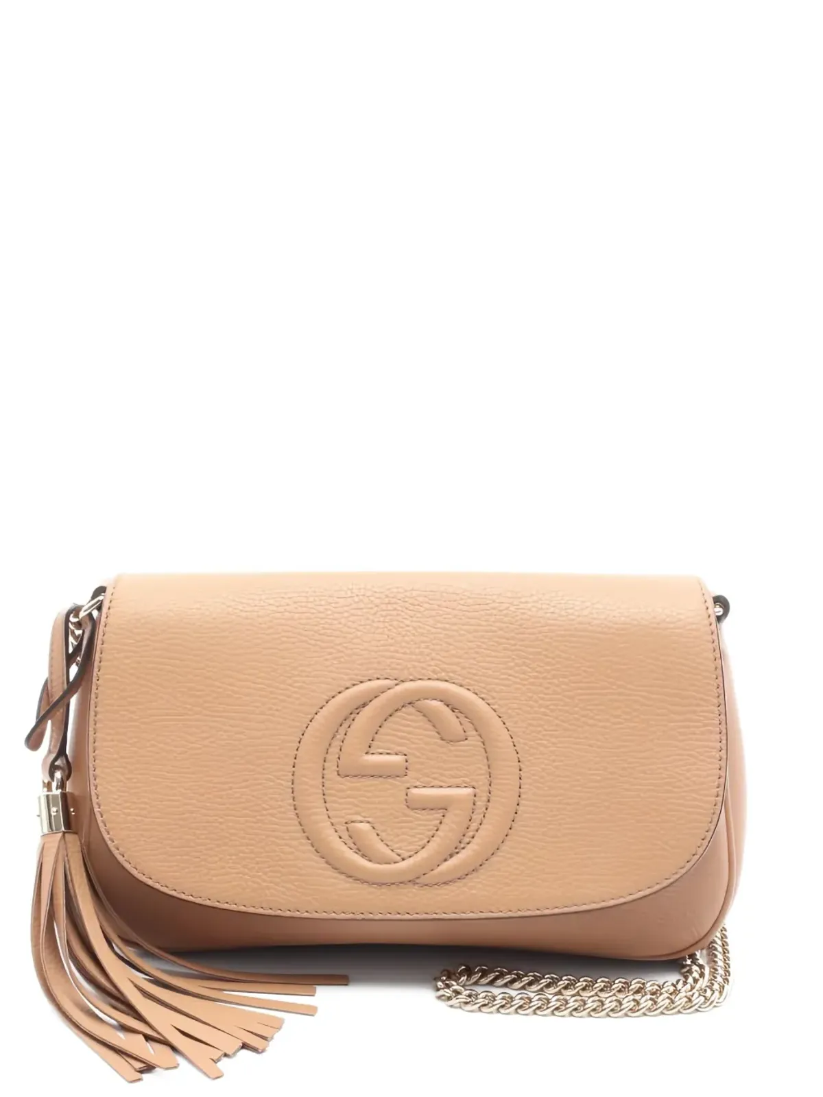 Gucci Pre-Owned 2010年代 ソーホー インターロッキングG チェーンショルダーバッグ - ニュートラルカラー - 画像1