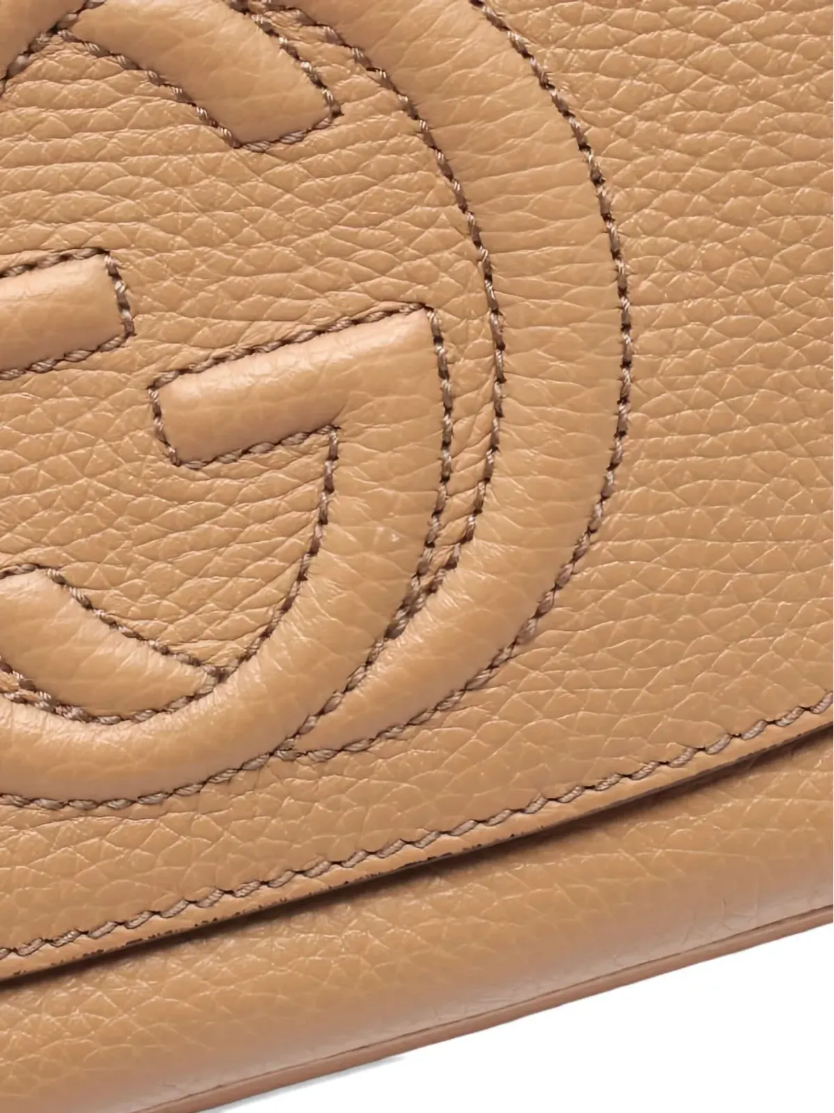 Gucci Pre-Owned 2010年代 ソーホー インターロッキングG チェーンショルダーバッグ - ニュートラルカラー - 画像3