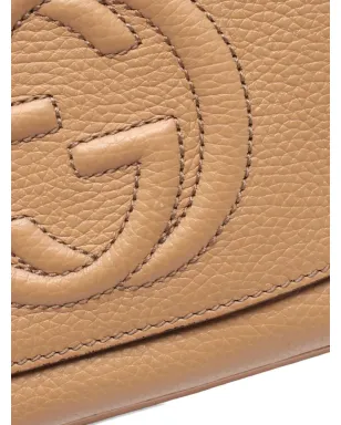 Gucci Pre-Owned 2010年代 ソーホー インターロッキングG チェーンショルダーバッグ - ニュートラルカラー - サムネイル3