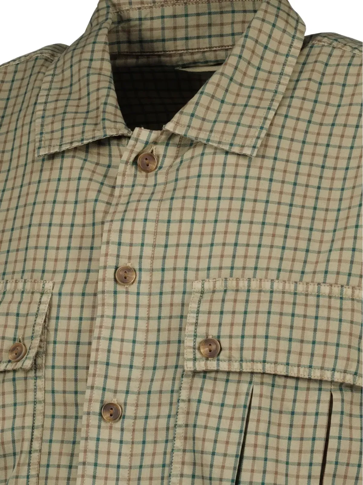 Japan Rags Iku チェック柄シャツ - Green - 画像3