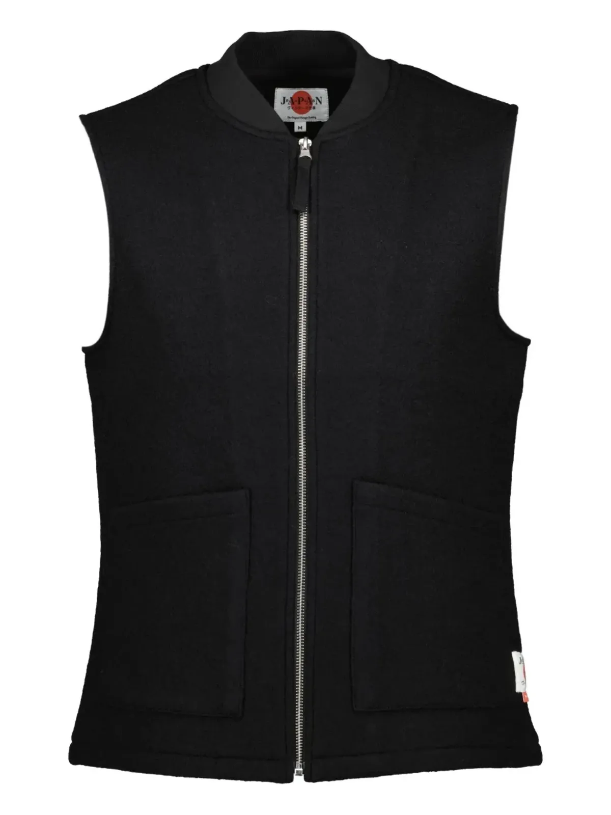 Japan Rags Mei zip-up gilet - 画像1