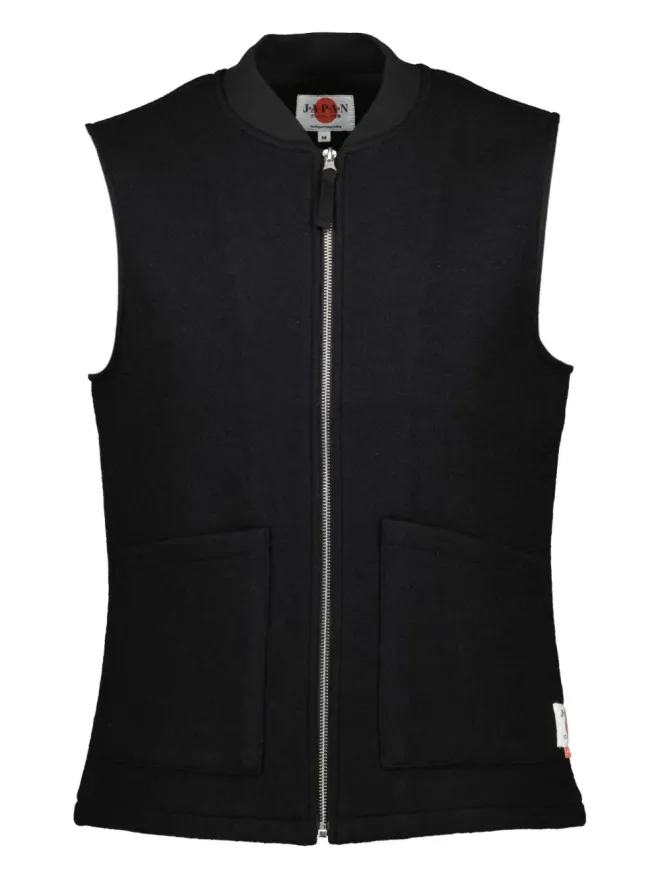 Japan Rags Japan Rags Mei zip-up giletの商品画像