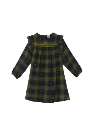 Bonton フリル付きチェック柄ドレス - サムネイル1