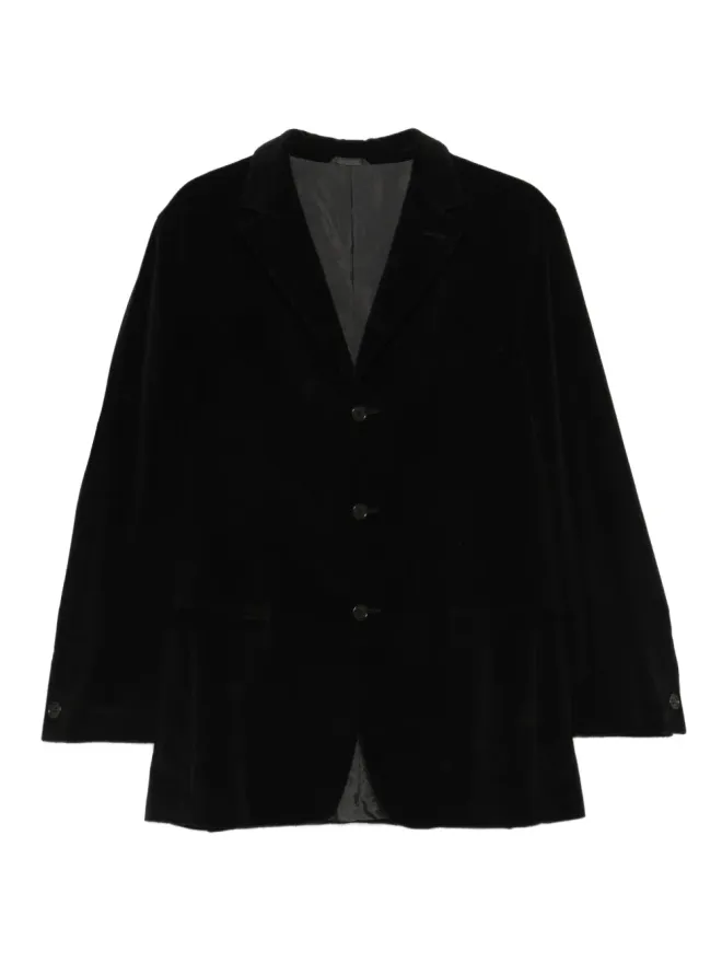 Romeo Gigli Pre-Owned Romeo Gigli ビンテージ 1990年代 ボタン留めブレザー - ブラックの商品画像