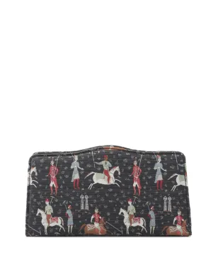 Gucci ビンテージ 2010年代 馬術柄 クラッチバッグ - ブラック - サムネイル1