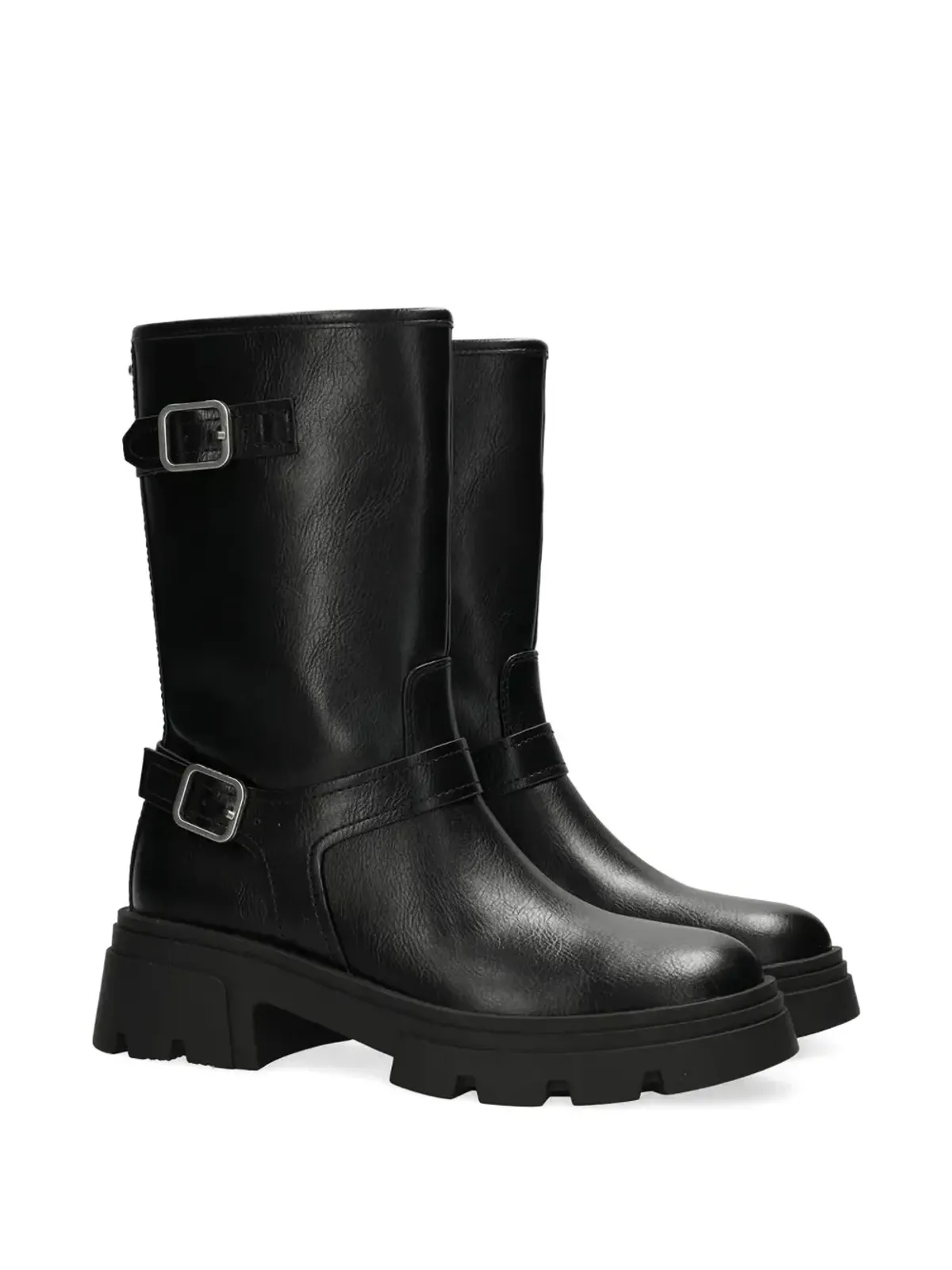MEXX Sumatra Riverバックルプラットフォームブーツ ブラック - 画像2