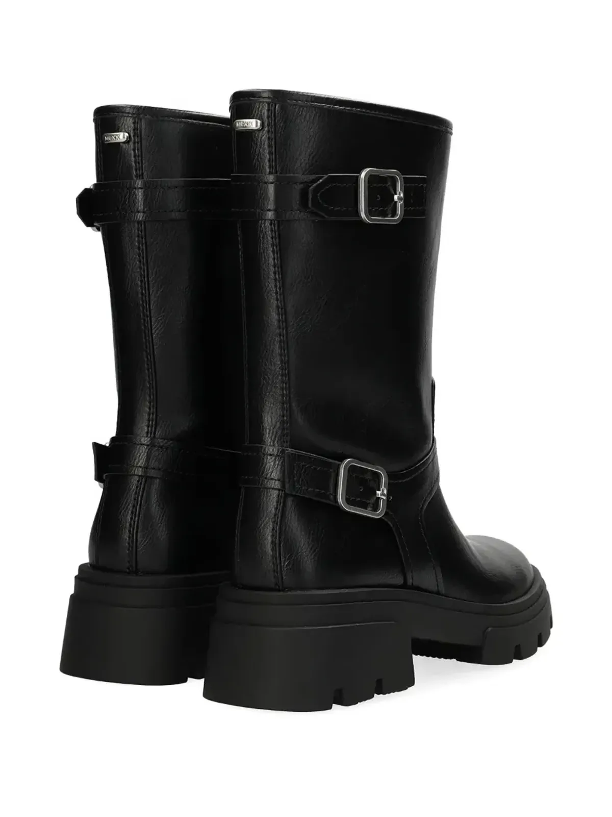 MEXX Sumatra Riverバックルプラットフォームブーツ ブラック - 画像3