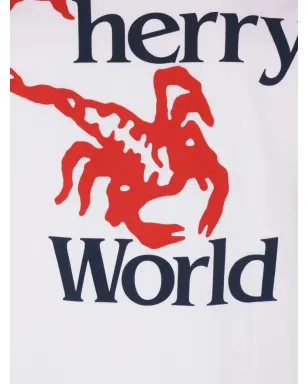 Cherry World バンダナ柄グラフィックプリントTシャツ - サムネイル3