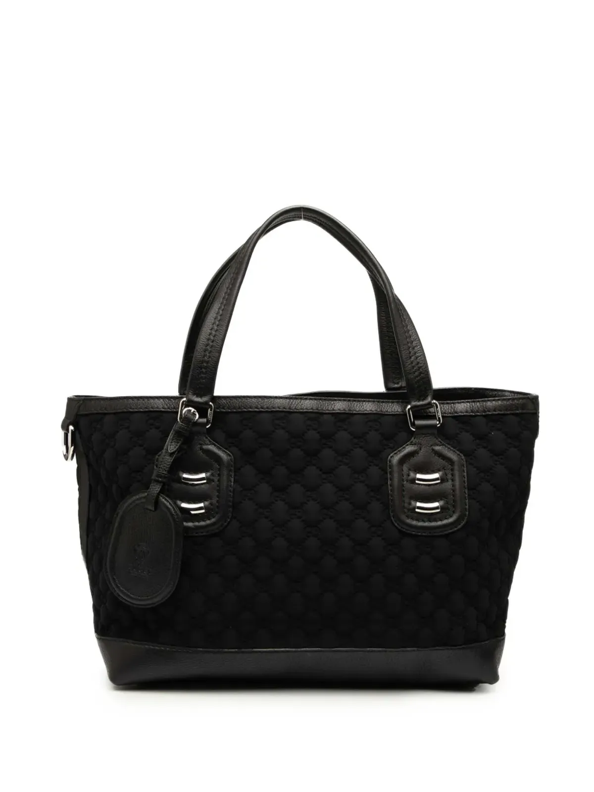 Gucci ビンテージ 2000-2015 GG ネオプレン テクノタグ トートバッグ - ブラック - 画像1