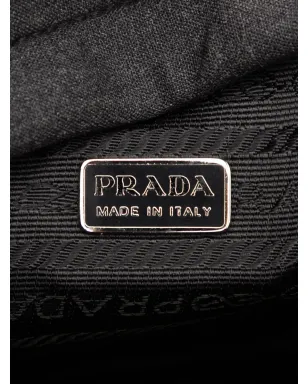 Prada ビンテージ 1995 ポリエステル ポーチ グレー - サムネイル5