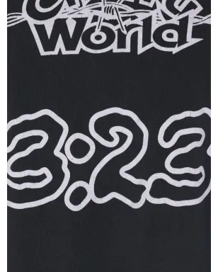 Cherry World 骸骨プリント ロングスリーブTシャツ ブラック - サムネイル4