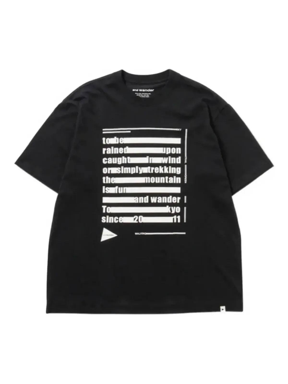 and Wander グラフィックプリントTシャツ - 画像1